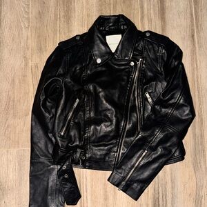 Women's Black Leather Jacket